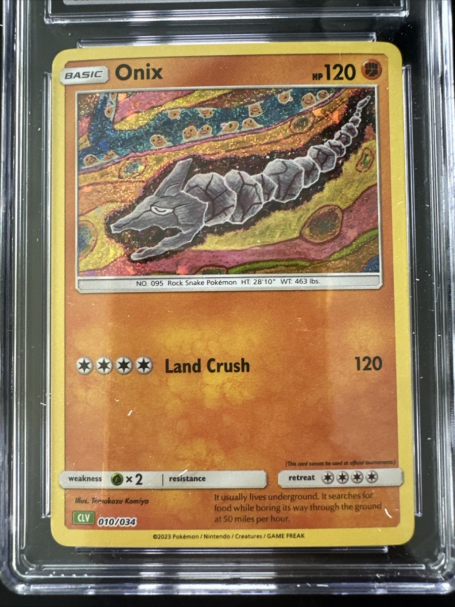 Pokemon Onix 10/34 Venusaur & Lugia EX Deck - Trading Card Game