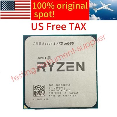 AMD RYZEN 5 PRO 5650G AM4 CPU processor r5 5650g 6 core/12T 3.9GHz 65W desktop