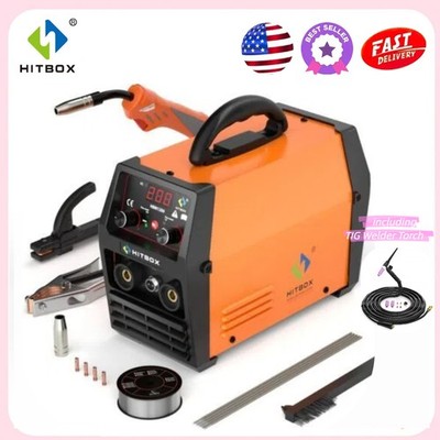 3in1 110V/220V Gasless MIG MMA Lift TIG Welder Machine &TIG Welder Torch DIY,US