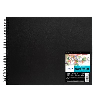 Artist Series Montval Watercolor Paper, Wirebound Pad, 14x11 inches, 20 Sheet...