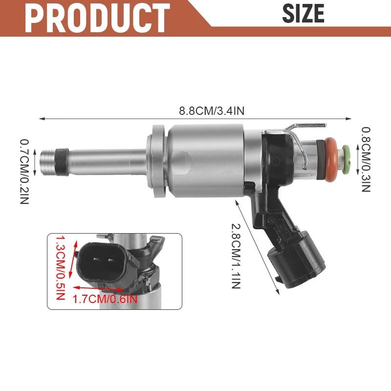 4x FUEL INJECTORS FOR RENAULT/NISSAN JUKE QASHQAI PULSAR 1.2 DIG-T HRA2DDT H5F - Image 4 of 4