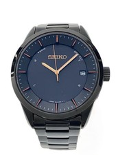 SEIKO Solar Watch Analog Black SBTM277