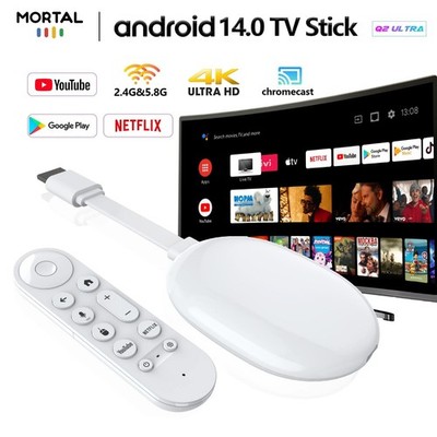 TV Stick Q2 Ultra Android 14 2GB 16GB 4K WiFi 6 BT5.4 Allwinner H313