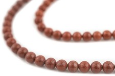 Round Red Jasper Beads 6mm Gemstone 16 Inch Strand