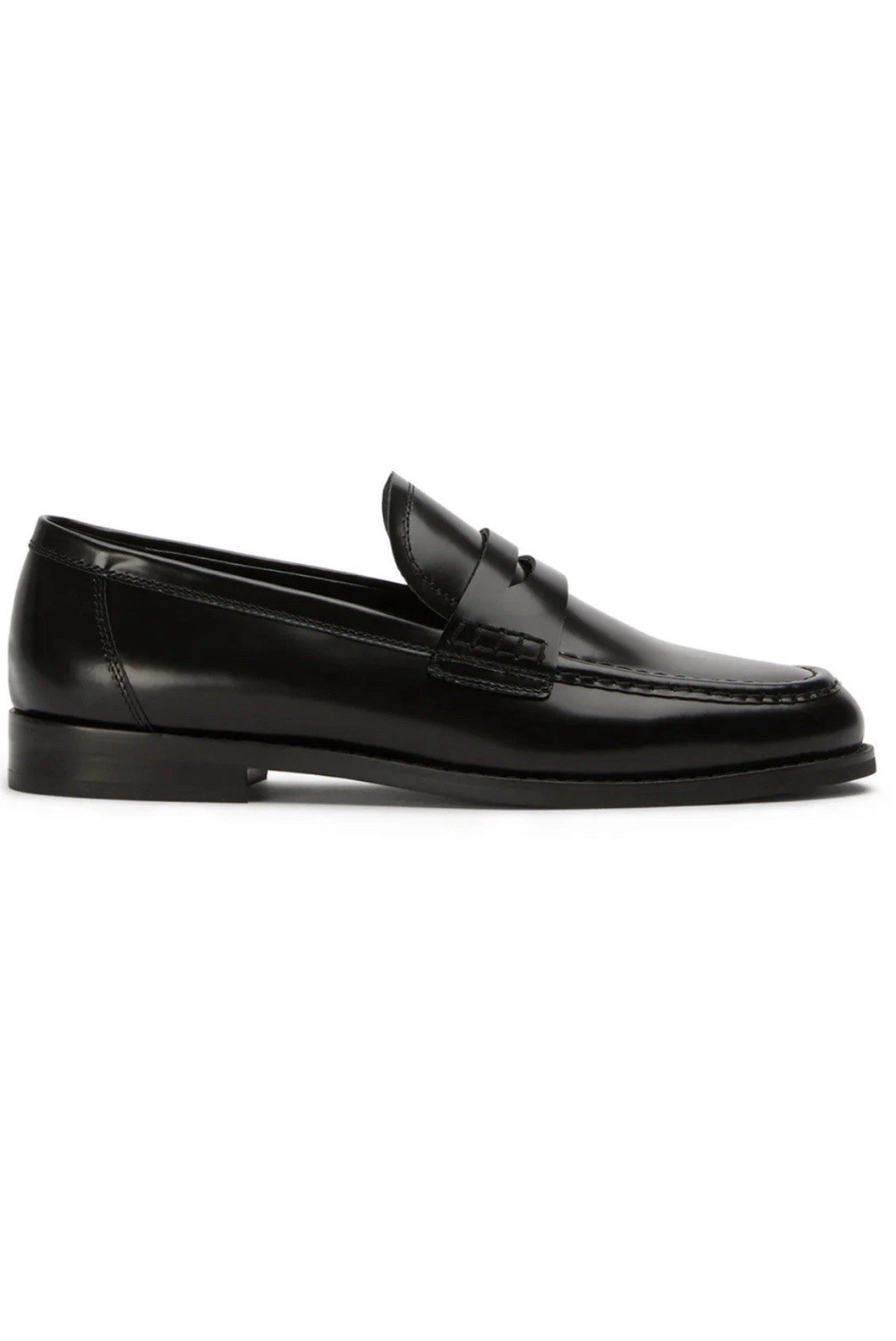 Tony Bianco Zac Black Hi Shiny Penny Loafers 5