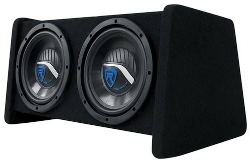 Rockville RV208P Dual 8" 800w Car Audio Subwoofers in Vented Sub Enclosure Box - Picture 3 of 9