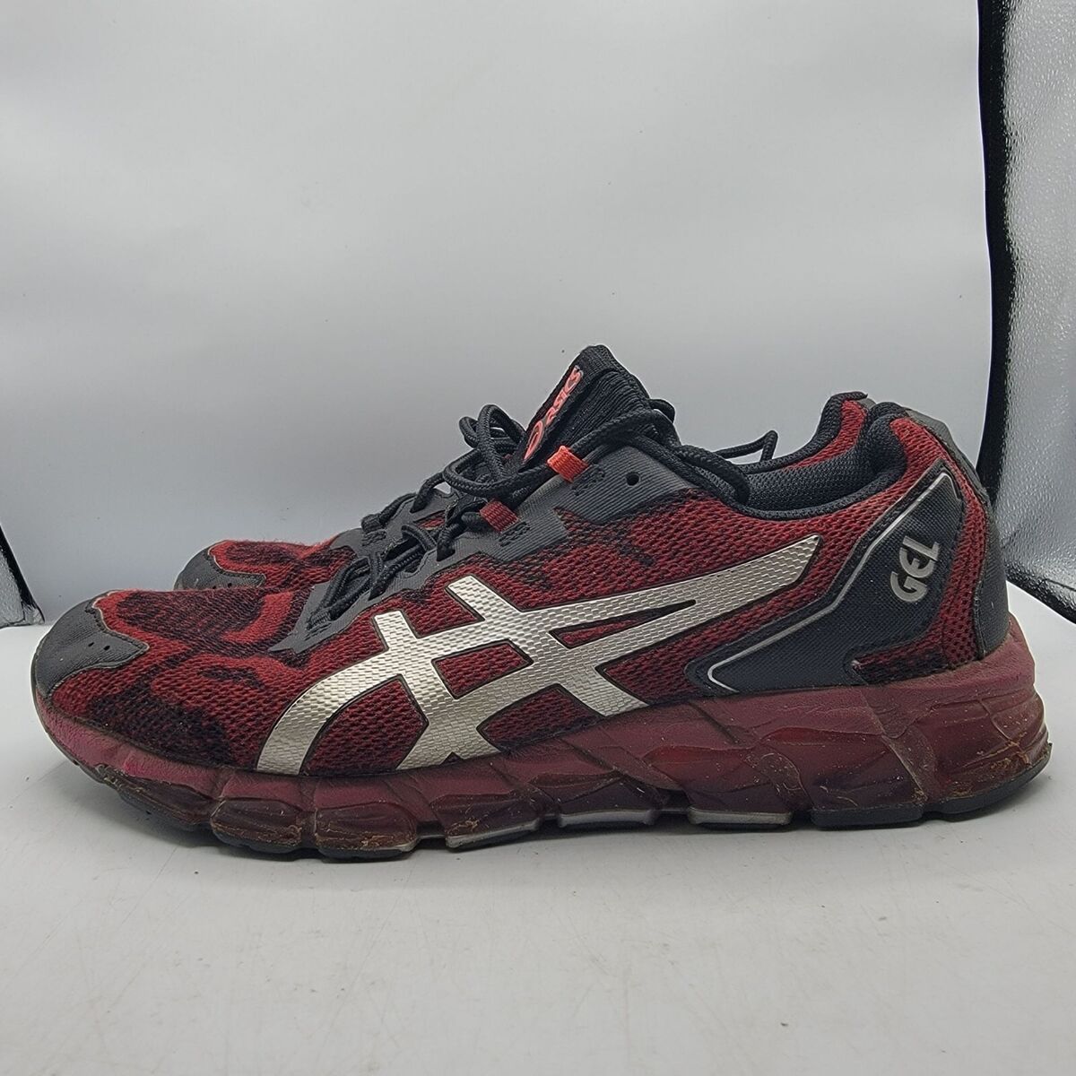 Asics Gel-Quantum 360 6 Mens 10 Beet Juice Pure Silver Red Asics Gel-Quantum 360 6 Mens 10 Beet Juice Pure Silver Red