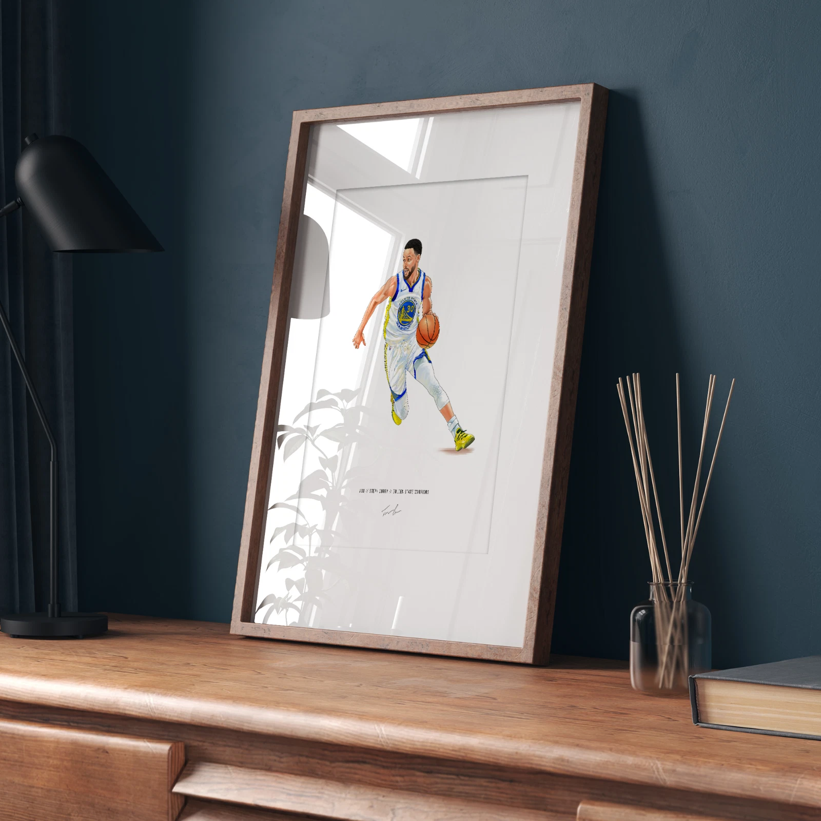 Steph Curry Golden State Warriors Basketball Poster