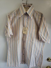KENT COLLECTION VINTAGE ARROW Button-Up Dress Shirt Mens 15-15.5