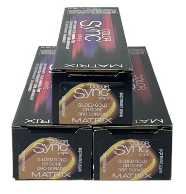 Matrix Color Sync Vinyls Demi-Permanent Color Gilded Gold 2oz.