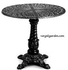 Metal Bistro Set Outdoor Patio Garden Dining Table Chairs Victorian Antique  — photo 3