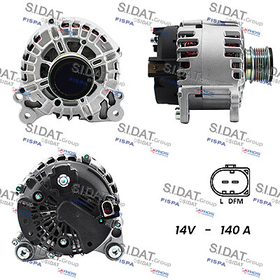 A12VA0005A2 SIDAT Startergenerator für AUDI,MITSUBISHI,SEAT,SKODA,VW