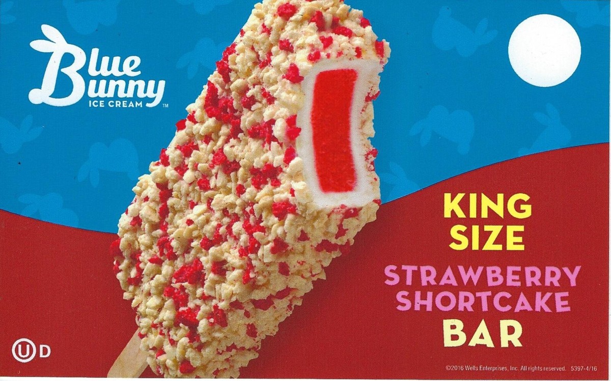 Strawberry Shortcake Blue Bunny Ice Cream Truck Sticker 8