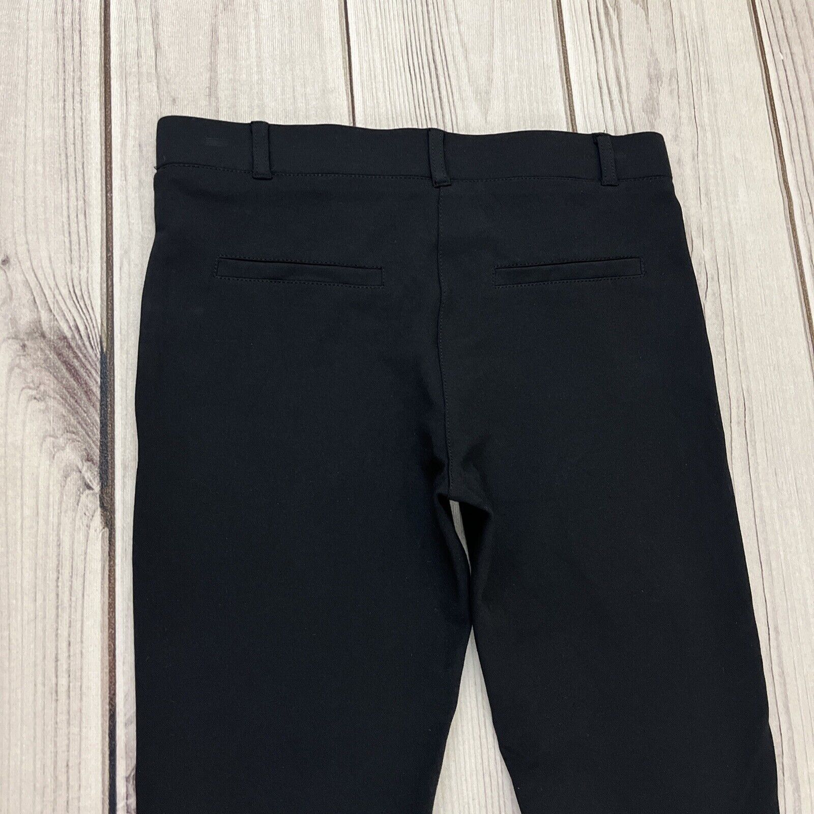 Betabrand Crop Classic Dress Pant Yoga Black Stre… - image 5