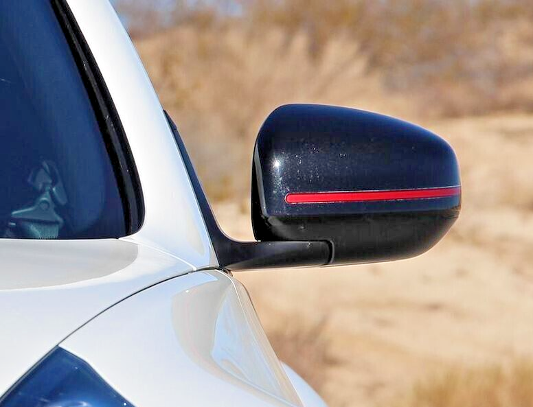 15+ OEM Nissan 370Z Z34 Nismo Red Door Side Mirror Accent Stripes