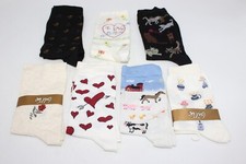 Vintage Lot of 7 Gold Toe Womans Socks NOS Multicolor USA Sz 4-10 Cats Flowers