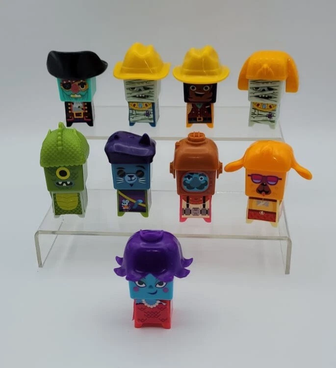 Wendy s 2019 Mix It Kids Meal Toys Lot of 9 Characters