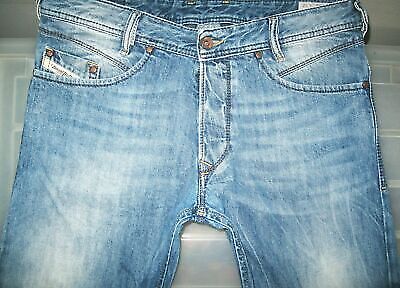 DIESEL Men's IAKOP 0RBRT WASH Denim Jeans REGULAR SLIM TAPERED Blue RRP £140 - Picture 4 of 4