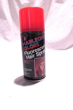 Harlequin Colors Reddish Orange Fluorescent Hair Spray 3.5 oz