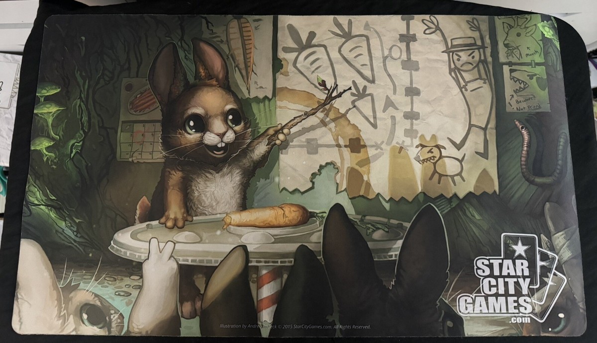 Star City Games Creature Collection Playmat - Bunny Teacher MTG