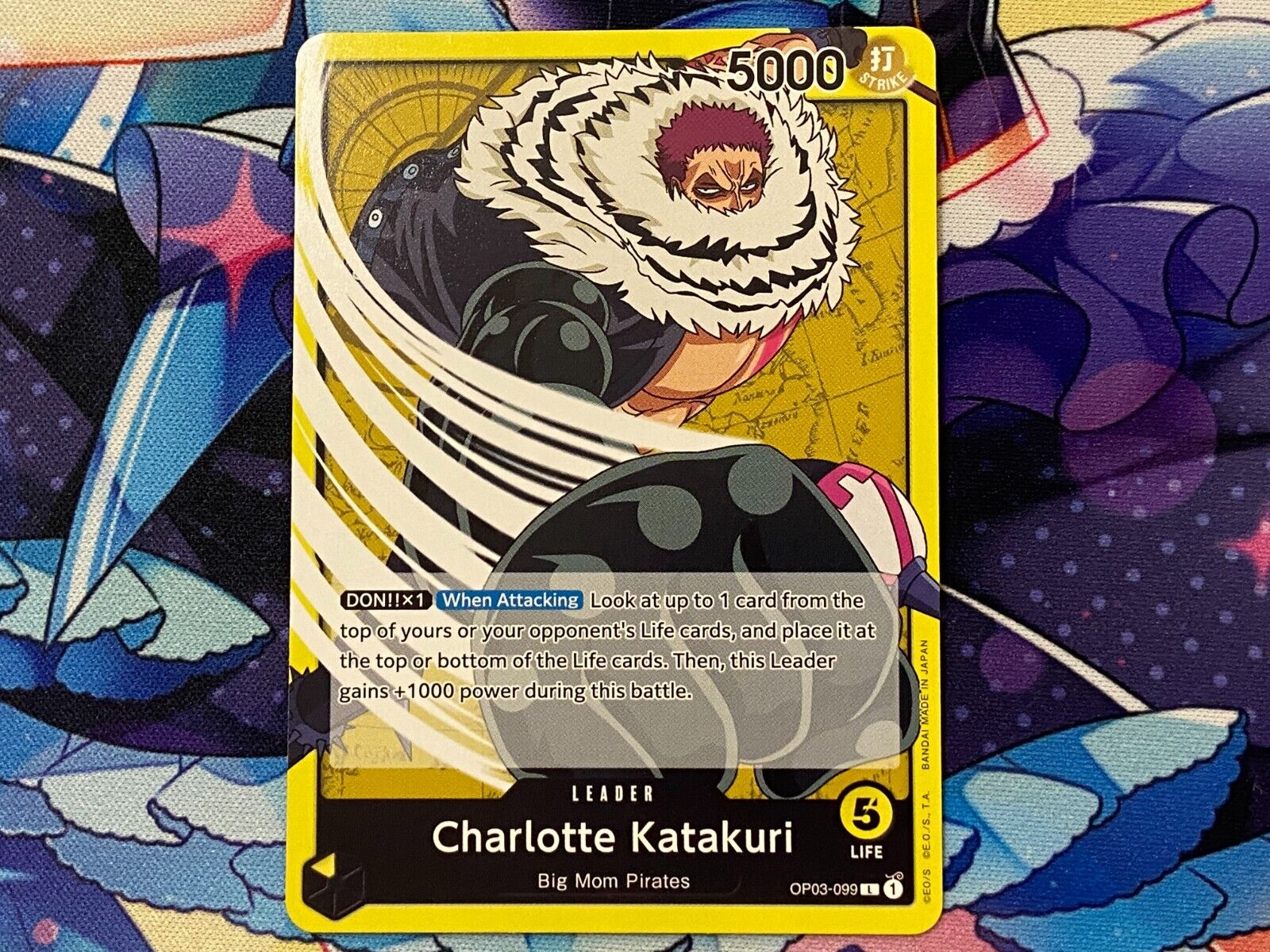 Charlotte Katakuri One Piece R SC-147 Goddess Story Card of God