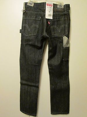 $48 Levi's Denim Long Pants 511 Skinny Fit Dark Wash Size 10