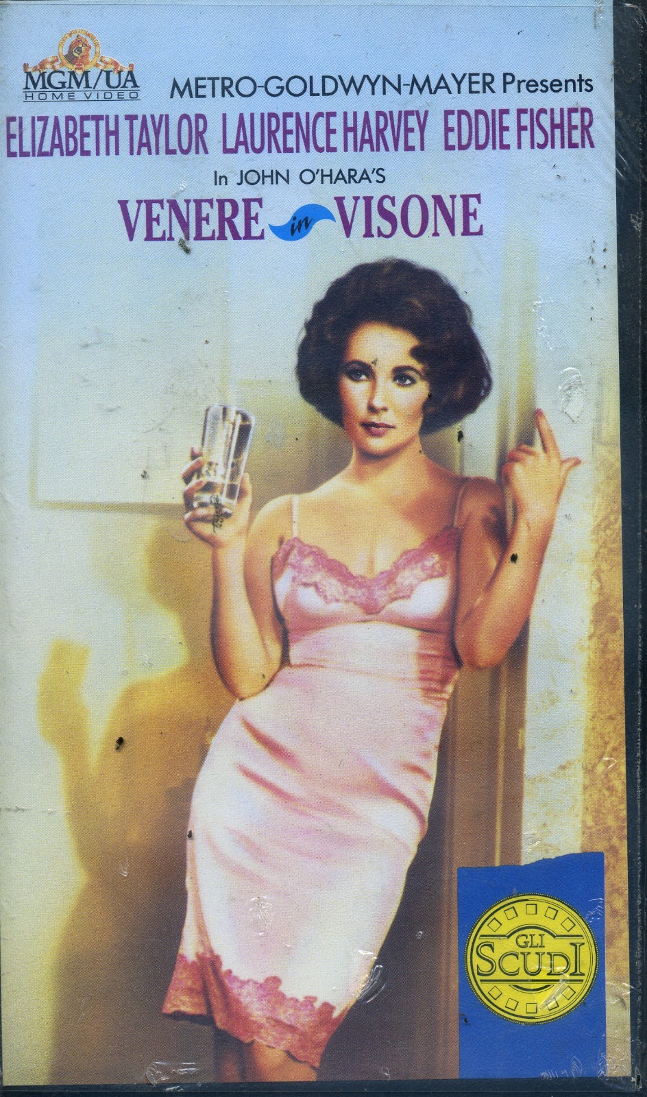 VENERE IN VISONE con ELIZABETH TAYLOR-LAURENCE HARVEY-EDDIE FISHER - VHS NUOVA