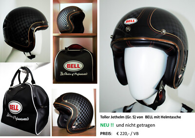 Neuer ungetragner BELL Custom 500 Gloss Motorradjethelm in Gr. S mit Helmtasche