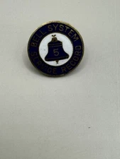 Bell System Telephone Company 5 Year Service Record | Lapel Hat Pin