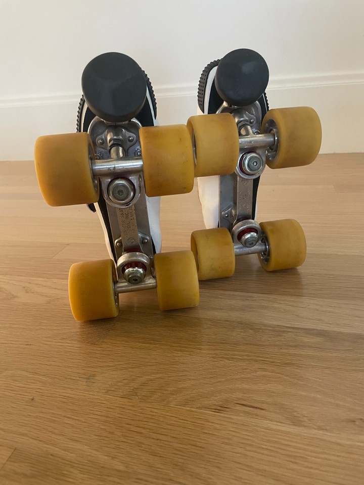 Snyder Plate with Roller Speed Derby Skates Size 4 eBay