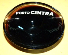 Ancien cendrier en verre teinté violet porto Cintra  Bistrot  Vintage ashtray
