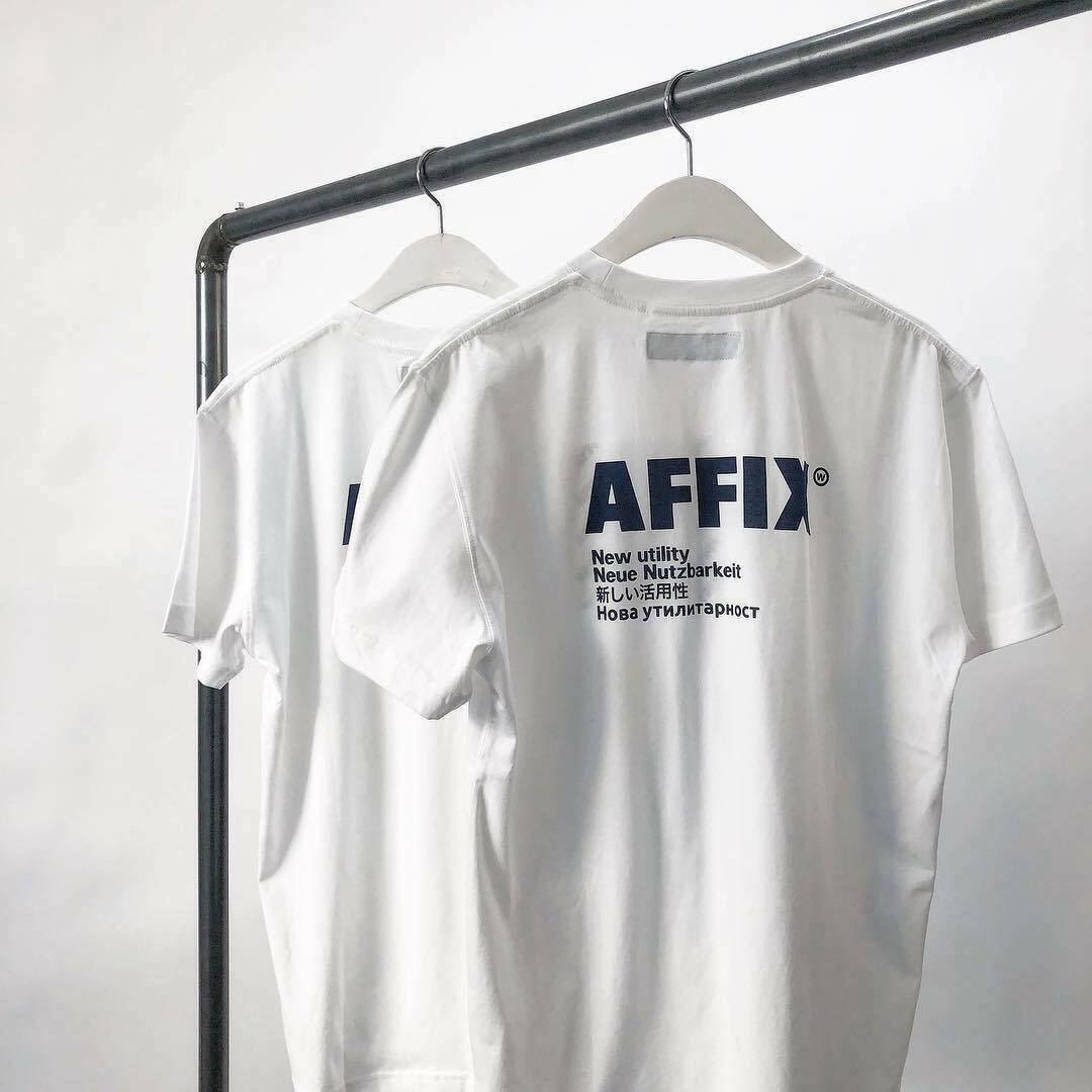 Kiko Kostadinov AFFIX LOGO T-shirt Print Cotton Tee New Kiko Kostadinov AFFIX LOGO T-shirt Print Cotton Tee New
