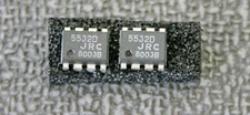 2 Pieces Original JRC 5532D Operational Amplifier NOS 1980's Date Code US Seller
