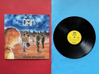 D.A.M. Human Wreckage LP Vinyl 1989 OVP Box NOISE Power THRASH Metal 80 Set DAM