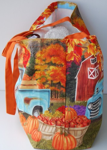 Fresh Picked Pumpkins Canvas Tote Bag - Picture 5 of 11