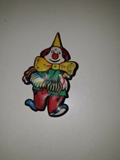 Rare découpe en mousse vintage KIRI LE CLOWN JEAN IMAGE ORTF CHOCOLAT MENIER 