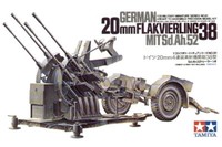 Tamiya German 20Mm Flakvierling 38 Sd.Ah.52 1:35 Plastik Modellbausatz