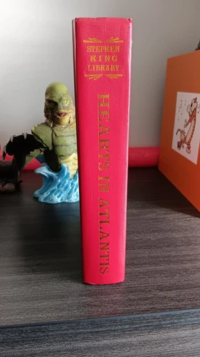 Stephen King red leather  library edition - HEARTS IN ATLANTIS