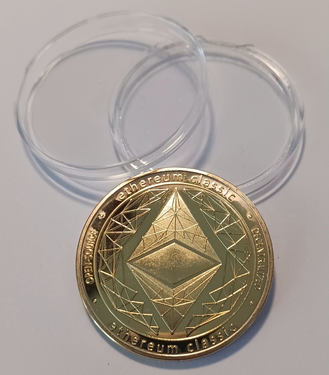 Ethereum Classic ETC | Cryptocurrency | Physical Collectible | Gold Plated  Coin | eBay