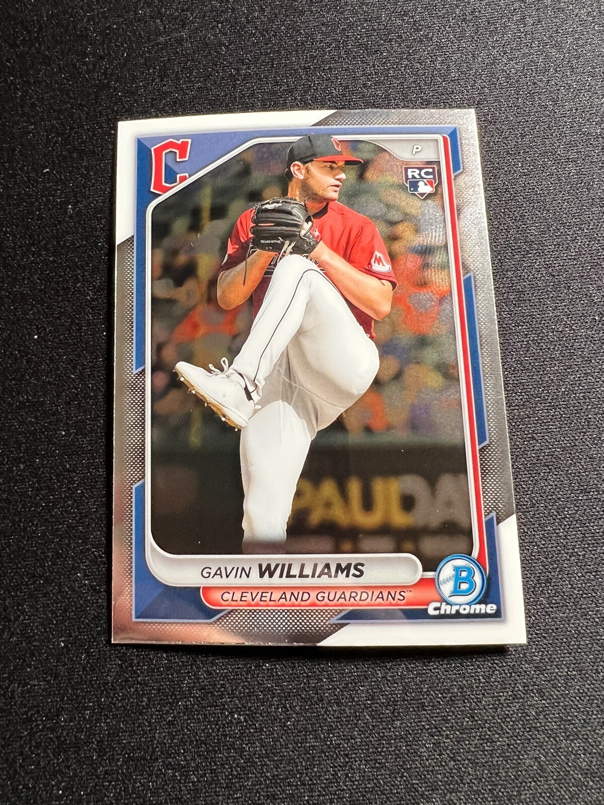 2024 Bowman Chrome #77 Gavin Williams RC