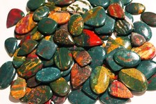 250 Crt Wholesale Lot Top Quality Multi Bloodstone Jasper Cabochon Gemstone