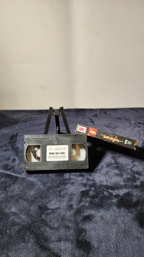 Man on Fire VHS Action Vtg HTF Vestron 1987 Films Cinema - Foto 3 di 4