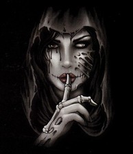 TEE SHIRT HAUTE QUALITE / SKULL BIKER ZOMBIE.  S  M  L  XL  XXL  XXXL + ENFANT  