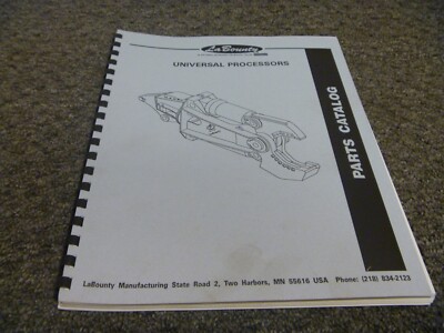 LaBounty UP20SIL Universal Processor for PC200LC PC220LC 5/6 Parts Catalog xz