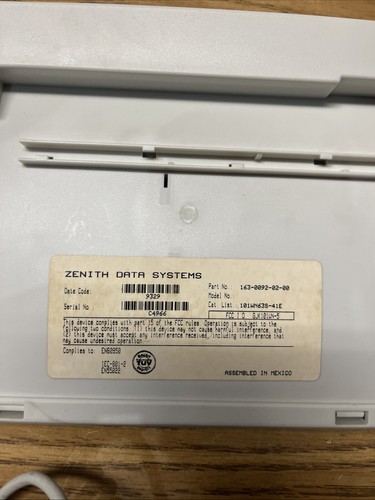 Vintage Zenith Data Systems 163-0092-02-00 - Picture 5 of 5