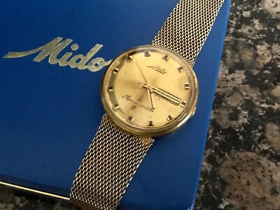 MIDO MEN S GP COMMANDER AUTOMATIC ORIGINAL.PERFECTLY RUNNING.CLEANED AND REVISED