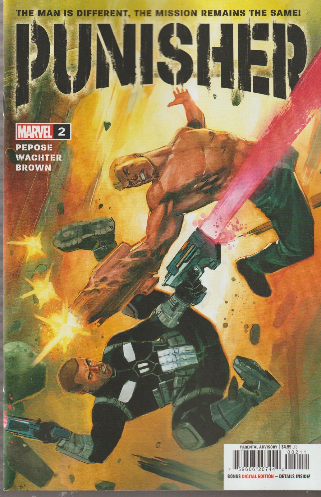 MARVEL COMICS PUNISHER #2 FEBRUARY 2024 1ST PRINT NM