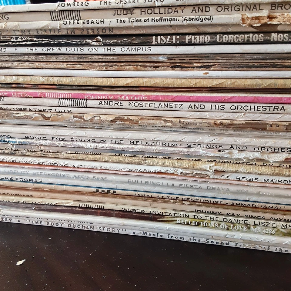 BULK Vinyl LP Records box Lot of 33 1/3 40s 50s 60s Jazz/Classical/Soundtrack - Image 4 of 4