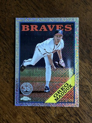 2023 Topps Baseball Series 2 Greg Maddux 1988 Silver Pack - 2T88C-35 - Braves