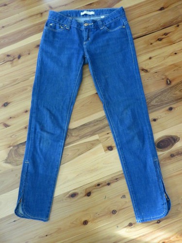 Indigo Blue Denim Fitted Skinny VGUC | eBay